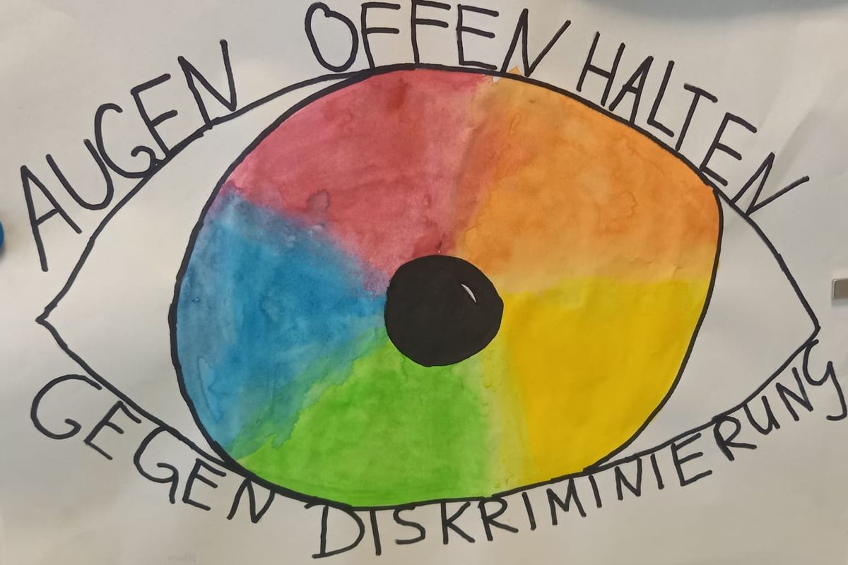 Plakat "Gegen Diskriminierung"